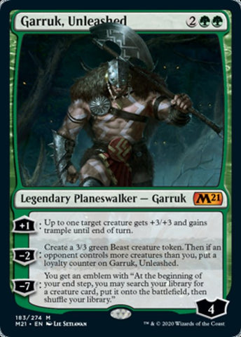Garruk, Unleashed [Core Set 2021]