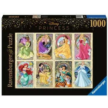 Puzzle: Ravensburger - 1000 Pieces: Art Nouveau Princess