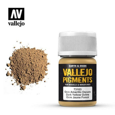 Vallejo: Pigment - Dark Yellow Ochre (35ml) (73.103)