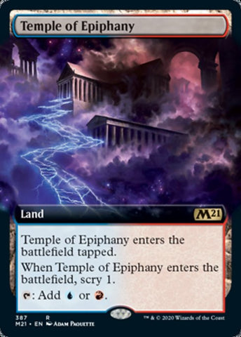 Temple of Epiphany (Extended Art) [Core Set 2021]