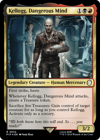 Kellogg, Dangerous Mind (Surge Foil) [Fallout]