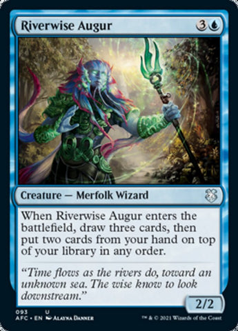 Riverwise Augur [Dungeons & Dragons: Adventures in the Forgotten Realms Commander]