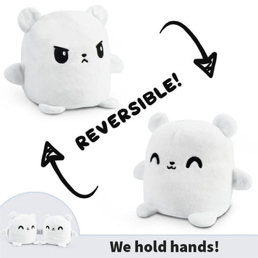 Plushmates: Reversible White Bear(Happy Orange+Angry Orange)