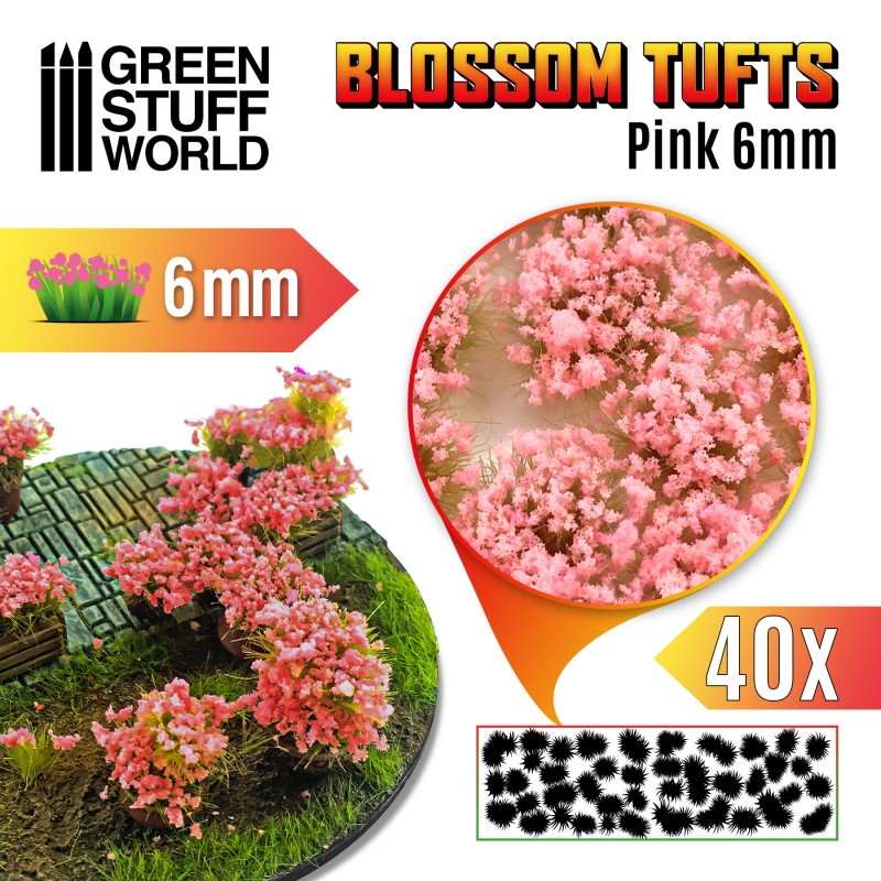 GSW: Terrain Series - Blossom Tufts Pink (6mm)