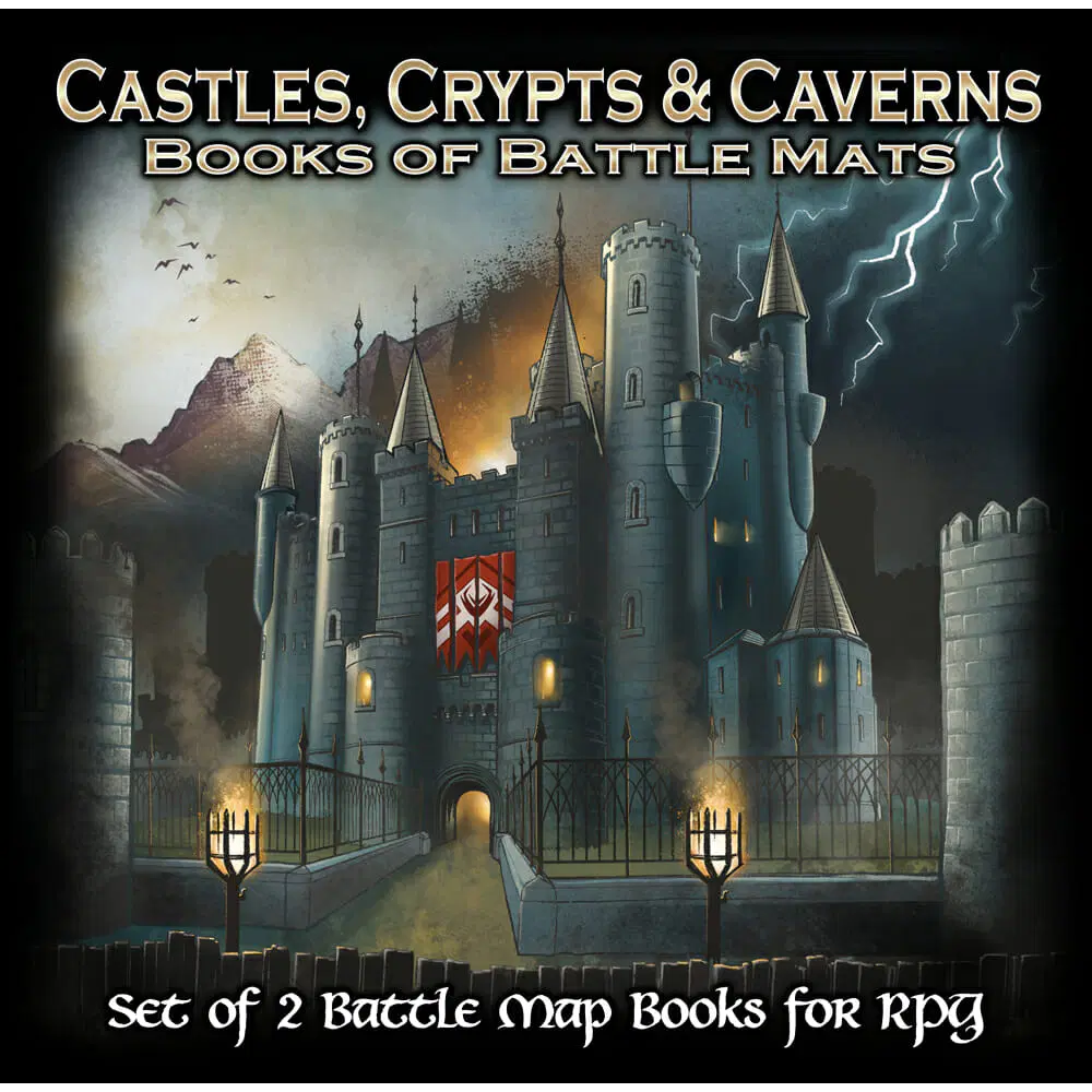Book of Battle Mats: Castle, Crypts & Caverns
