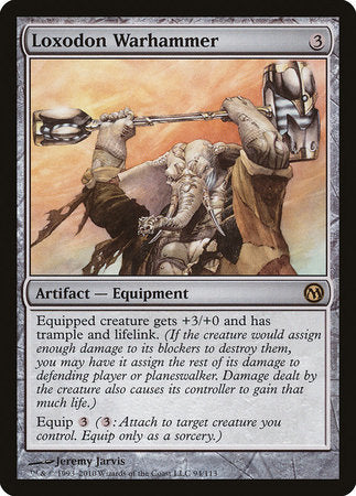 Loxodon Warhammer [Duels of the Planeswalkers]