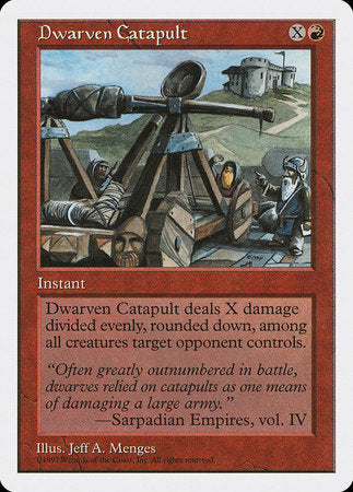 Dwarven Catapult [Fifth Edition]