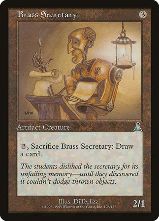 Brass Secretary [Urza's Destiny]