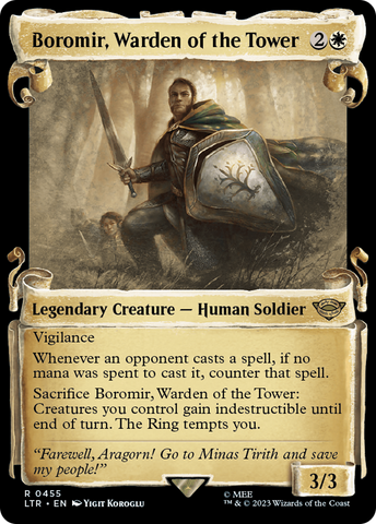 Boromir, Warden of the Tower [The Lord of the Rings: Tales of Middle-Earth Showcase Scrolls]
