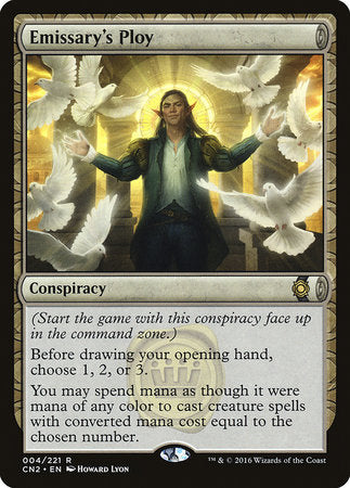 conspiracy mtg card Emissary's Ploy [Conspiracy: Take the Crown]