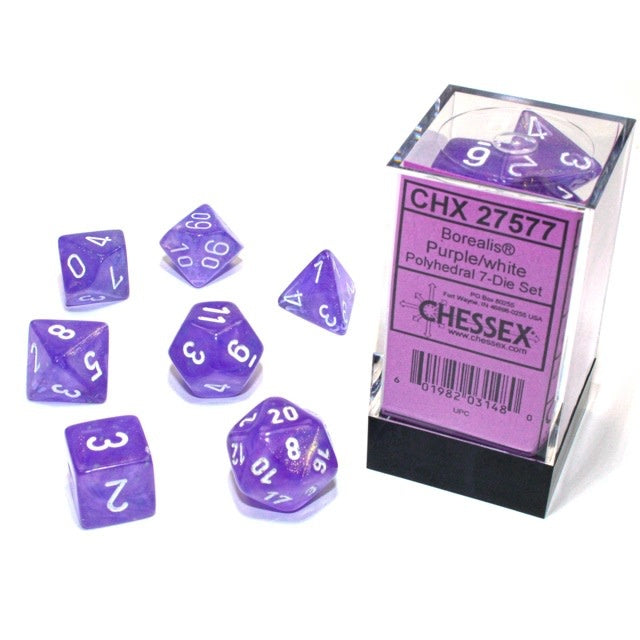 Borealis Purple with White Luminary 16mm RPG Set (7)