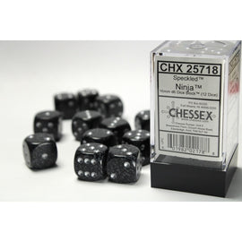 12D6 Set (16mm): Speckled Ninja (CHX25718)