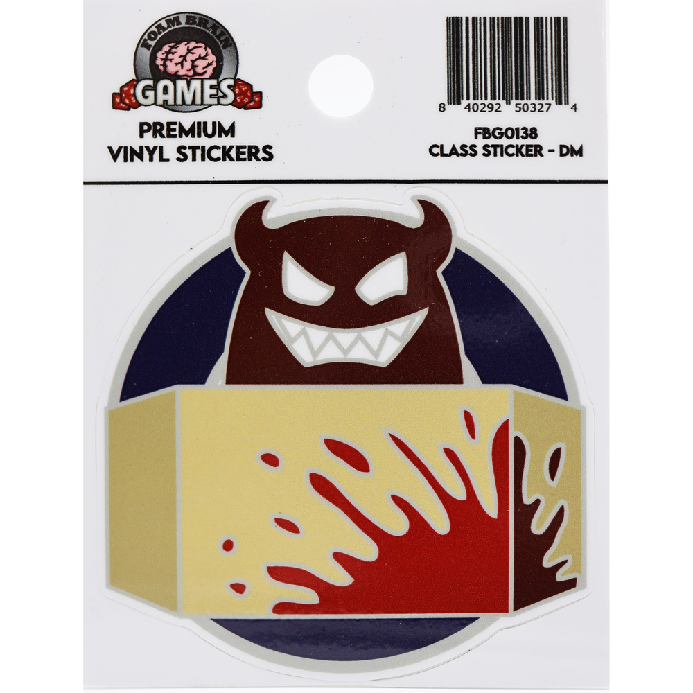Foam Brain Stickers: Class - Dungeon Master