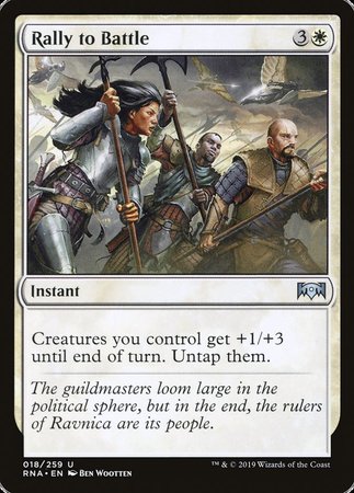 Rally to Battle [Ravnica Allegiance]