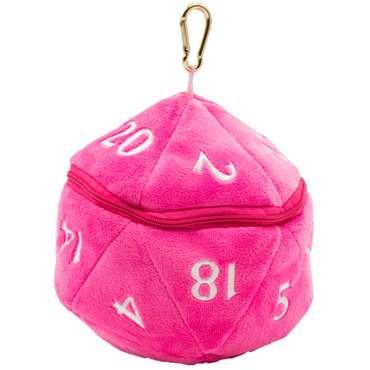 Plush UP Dice Bag: Hot Pink