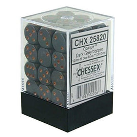 36D6 Set (12mm): Opaque Dark Grey w/Copper (CHX25820)