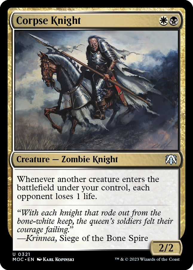 Corpse Knight [March of the Machine Commander]