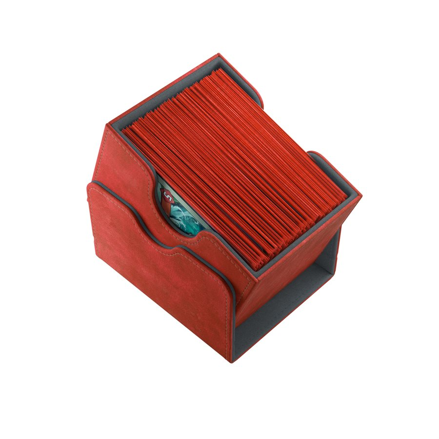 Gamegenic Deck Box: Sidekick Convertible - Red (Holds 100+)