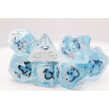 Frozen Penguin RPG Dice Set