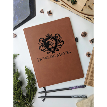 North to South Designs: Vegan Leather Dungeon Master Journal