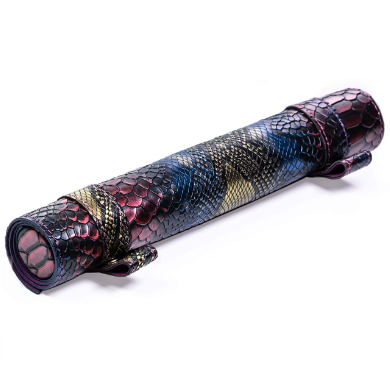 Leatherette Dragon Scale Roll Up Dice Mat