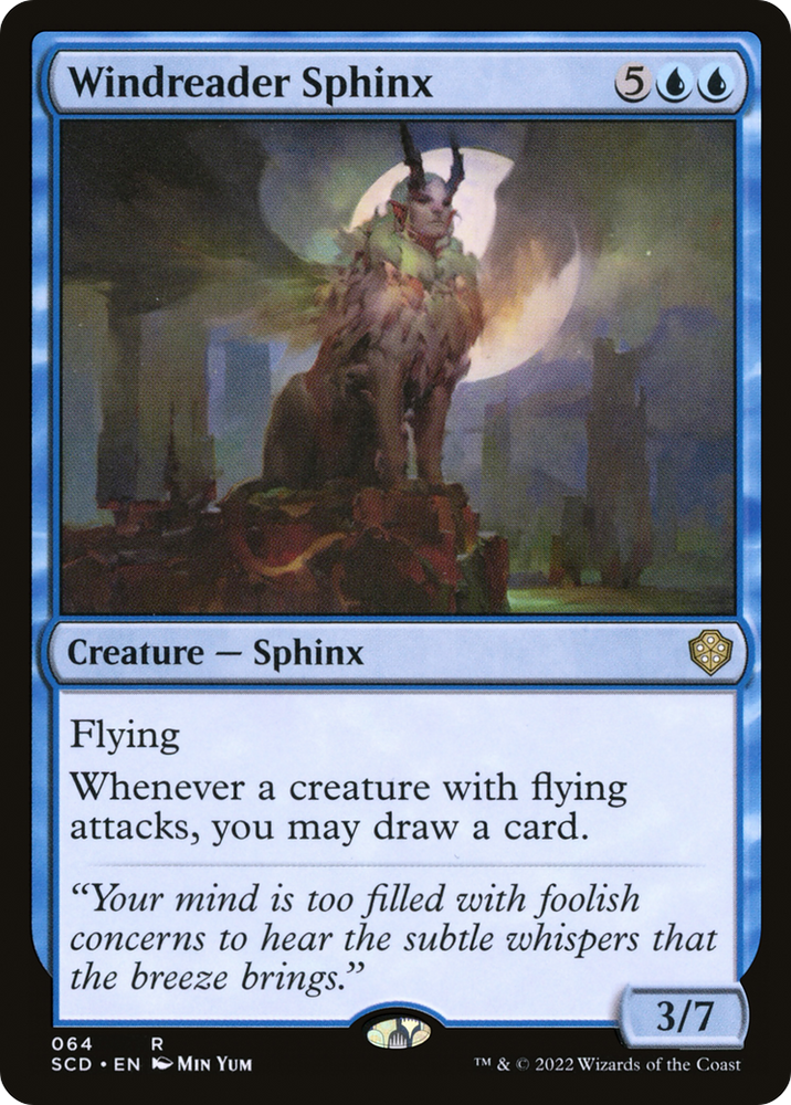 Windreader Sphinx [Starter Commander Decks]