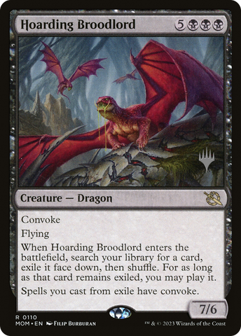 Hoarding Broodlord (Promo Pack) [March of the Machine Promos]