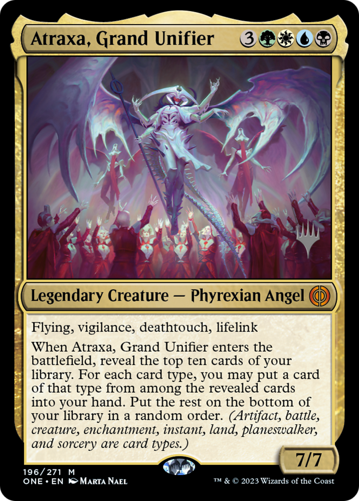 Atraxa, Grand Unifier (Promo Pack) [Phyrexia: All Will Be One Promos]