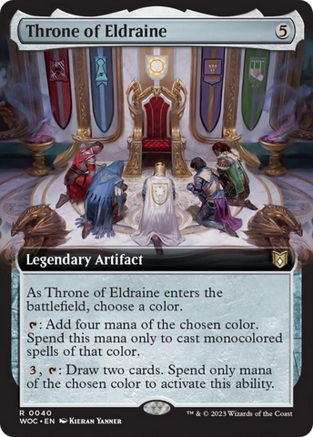 Throne of Eldraine (Extended Art) [Wilds of Eldraine Commander]