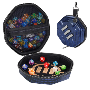 Enhance: Dice Case and Tray: Collectors Edition Blue