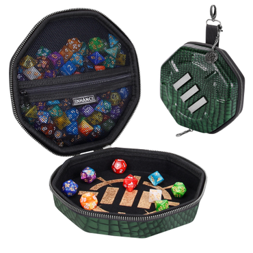Enhance: Dice Case and Tray: Collectors Edition Green