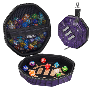 Enhance: Dice Case and Tray: Collectors Edition Purple