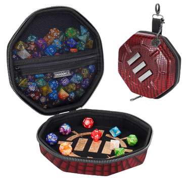 Enhance: Dice Case and Tray: Collectors Edition Red