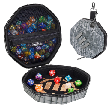 Enhance: Dice Case and Tray: Collectors Edition White