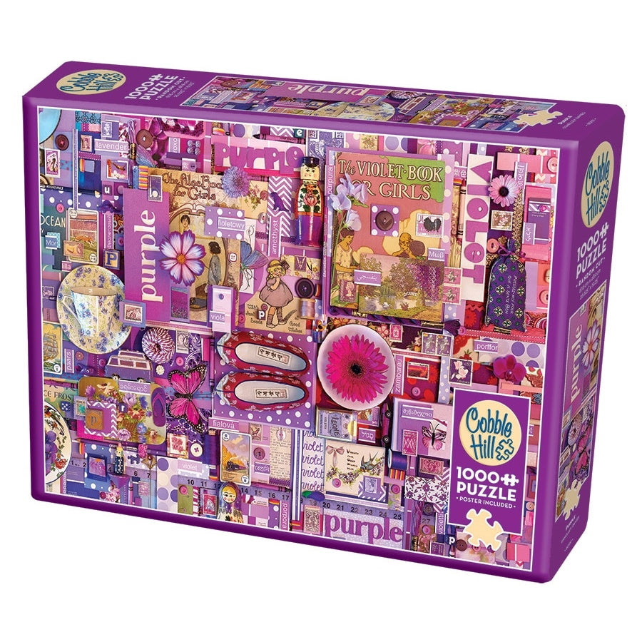 Cobble Hill Puzzles (1000 Pieces): Purple