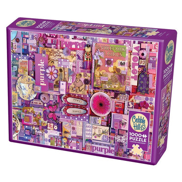 Cobble Hill Puzzles: 1000 Pieces: Purple