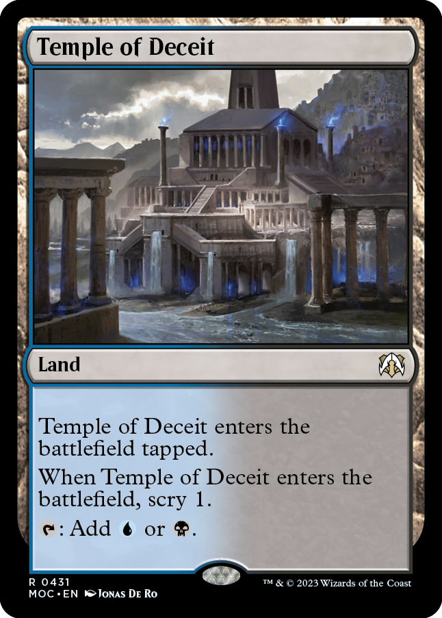 Temple of Deceit [March of the Machine Commander]