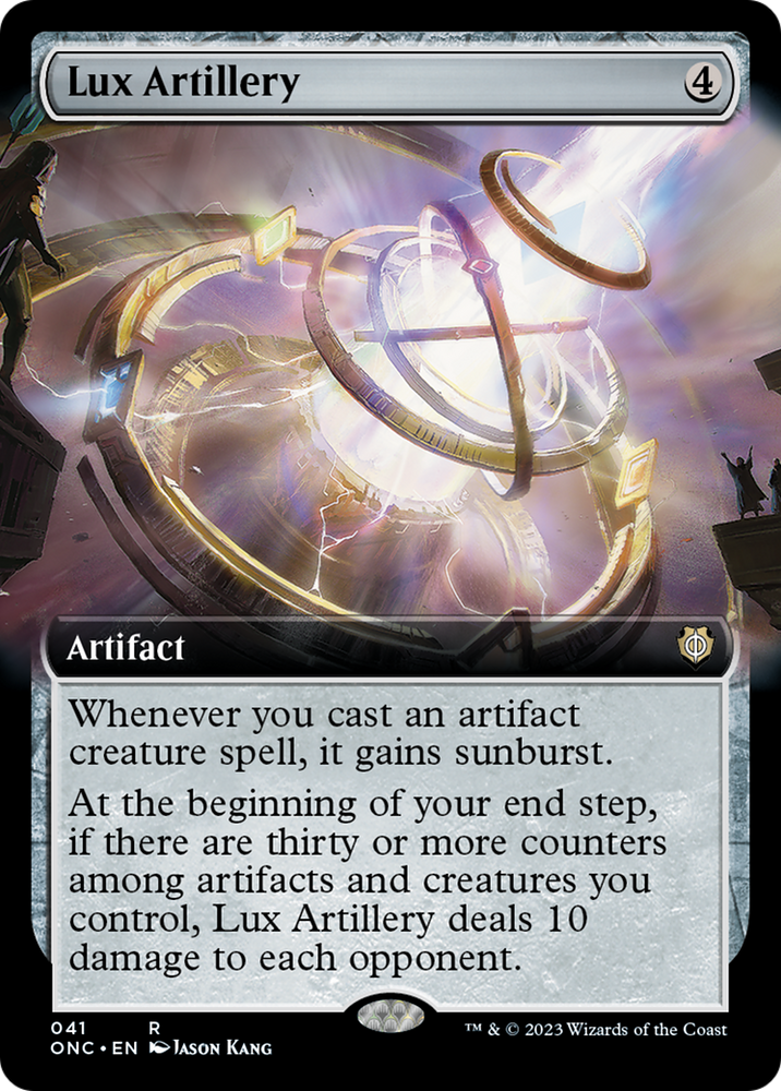 Lux Artillery (Extended Art) [Phyrexia: All Will Be One Commander]
