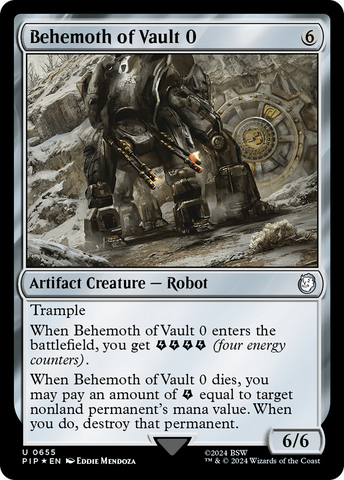 Behemoth of Vault 0 (Surge Foil) [Fallout]