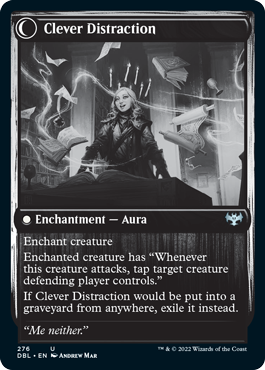 Distracting Geist // Clever Distraction [Innistrad: Double Feature]