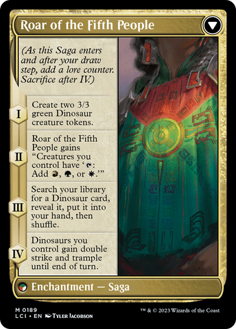 Huatli, Poet of Unity // Roar of the Fifth People [The Lost Caverns of Ixalan Prerelease Cards]