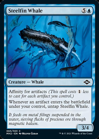 Steelfin Whale [Modern Horizons 2]