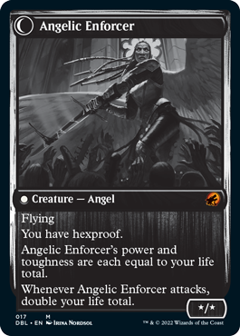 Enduring Angel // Angelic Enforcer [Innistrad: Double Feature]
