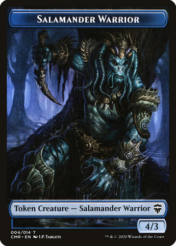 Salamander Warrior // Zombie Token [Commander Legends Tokens]