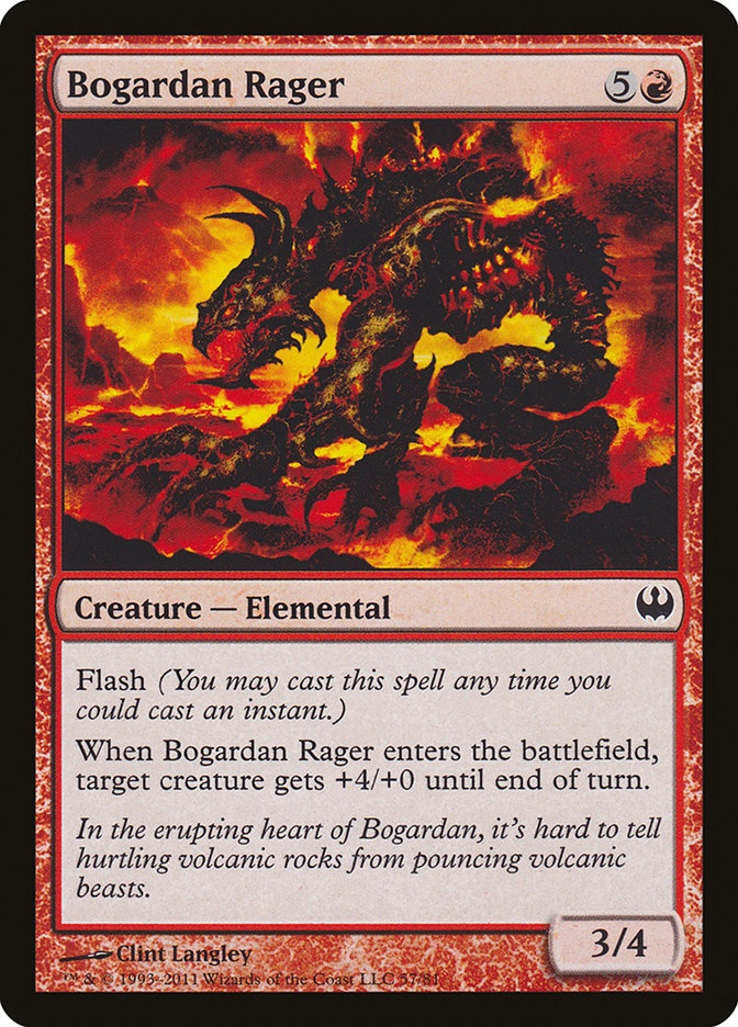 Bogardan Rager [Duel Decks: Knights vs. Dragons]