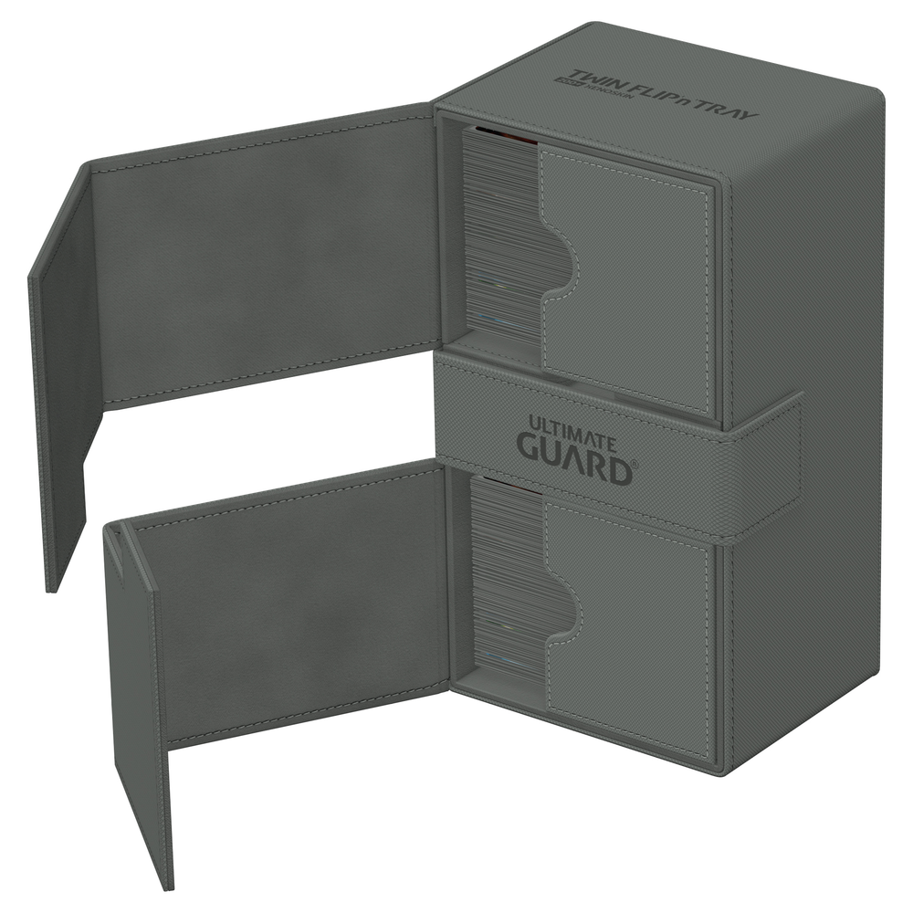 Ultimate Guard: Twin Flip'n Tray Deck Case Grey (200+)
