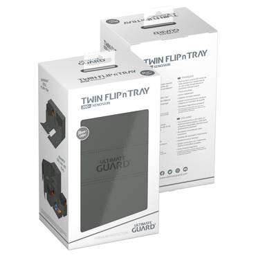 Ultimate Guard: Twin Flip'n Tray Deck Case Grey (200+)