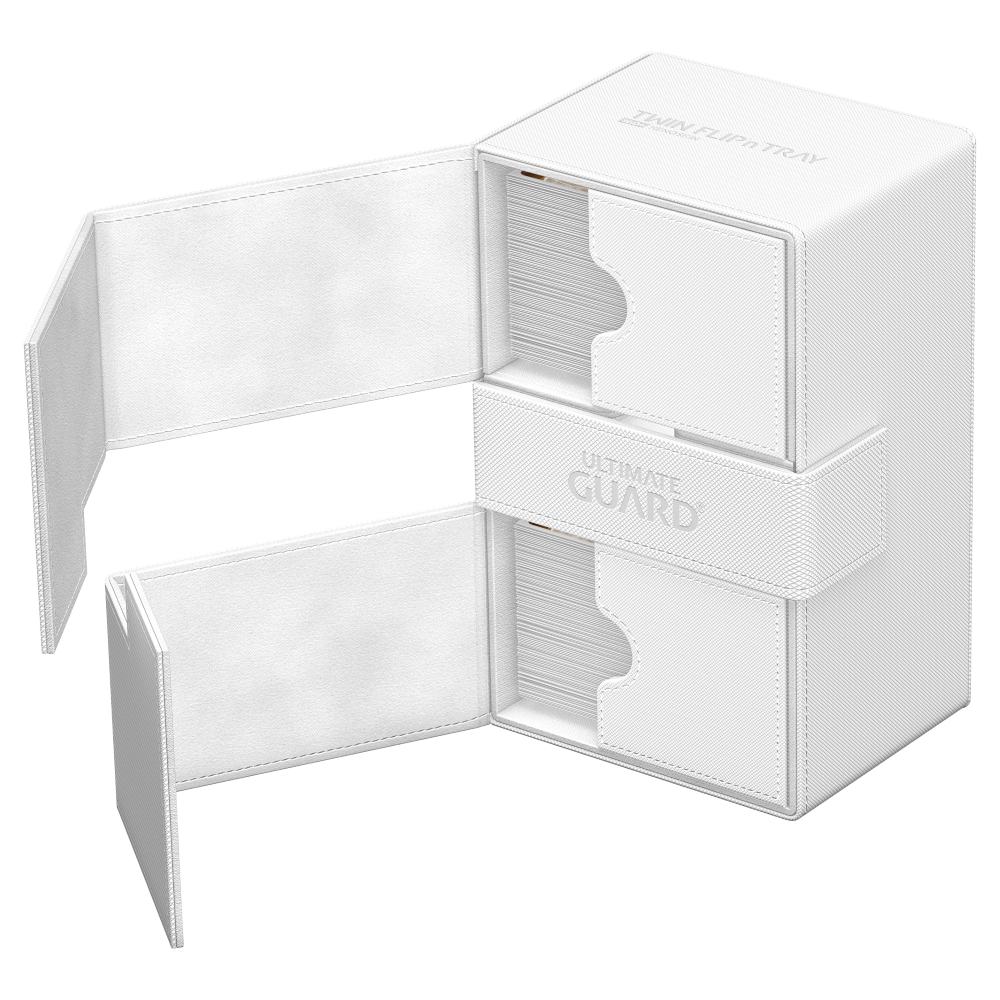 Twin Flip N Tray Deck Box - White (160+)