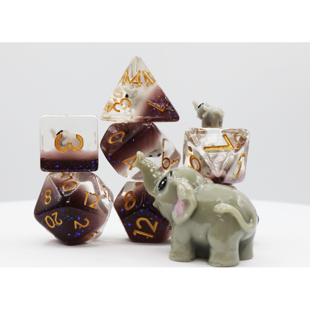 RPG Dice: Elephant (Foam Brain)
