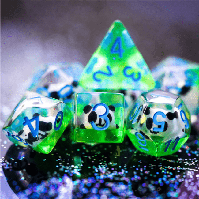 RPG Dice: Panda (Foam Brain)